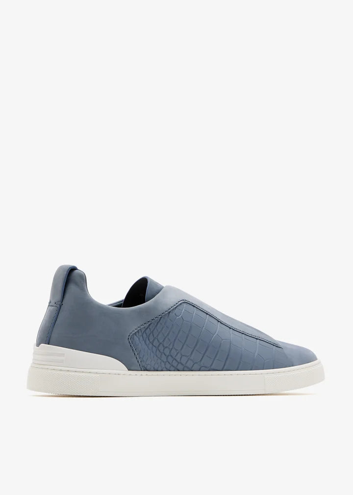 Croc Leather Triple Stitch SecondSkin