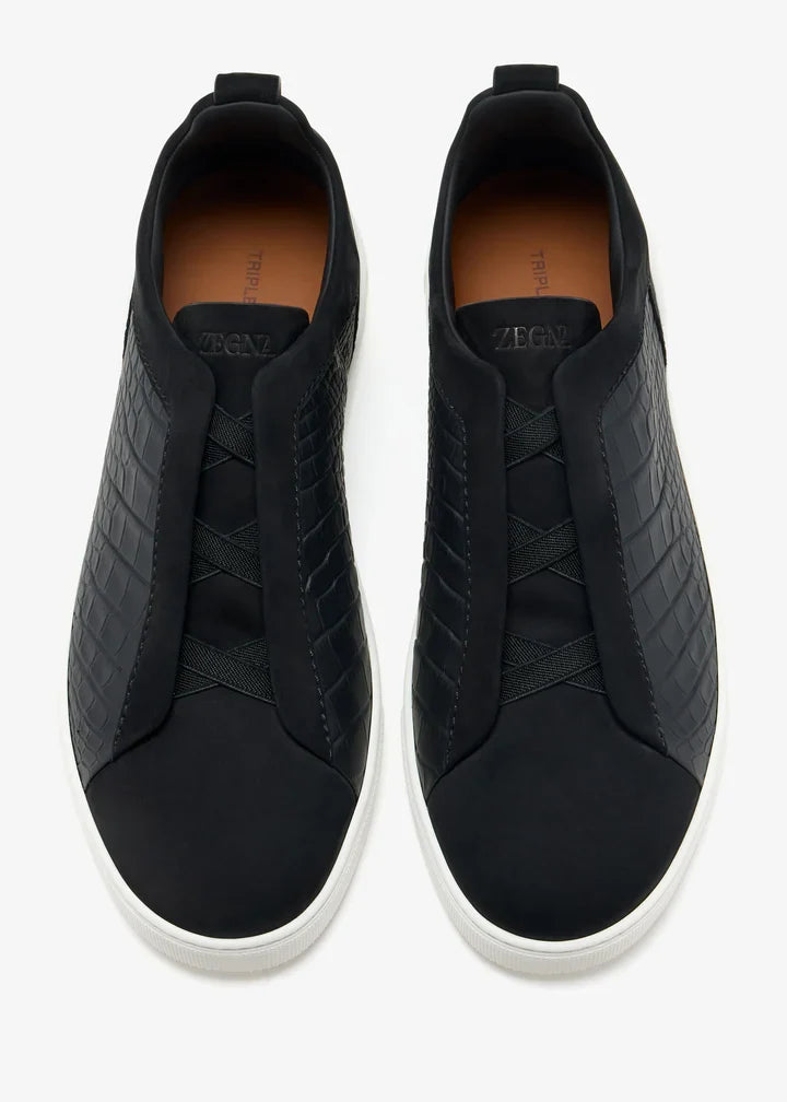 Croc Leather Triple Stitch SecondSkin