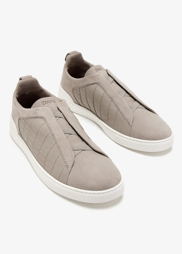 Croc Leather Triple Stitch SecondSkin