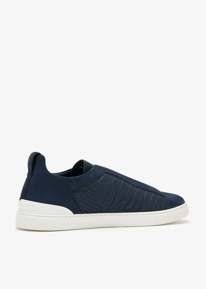 Croc Leather Triple Stitch SecondSkin