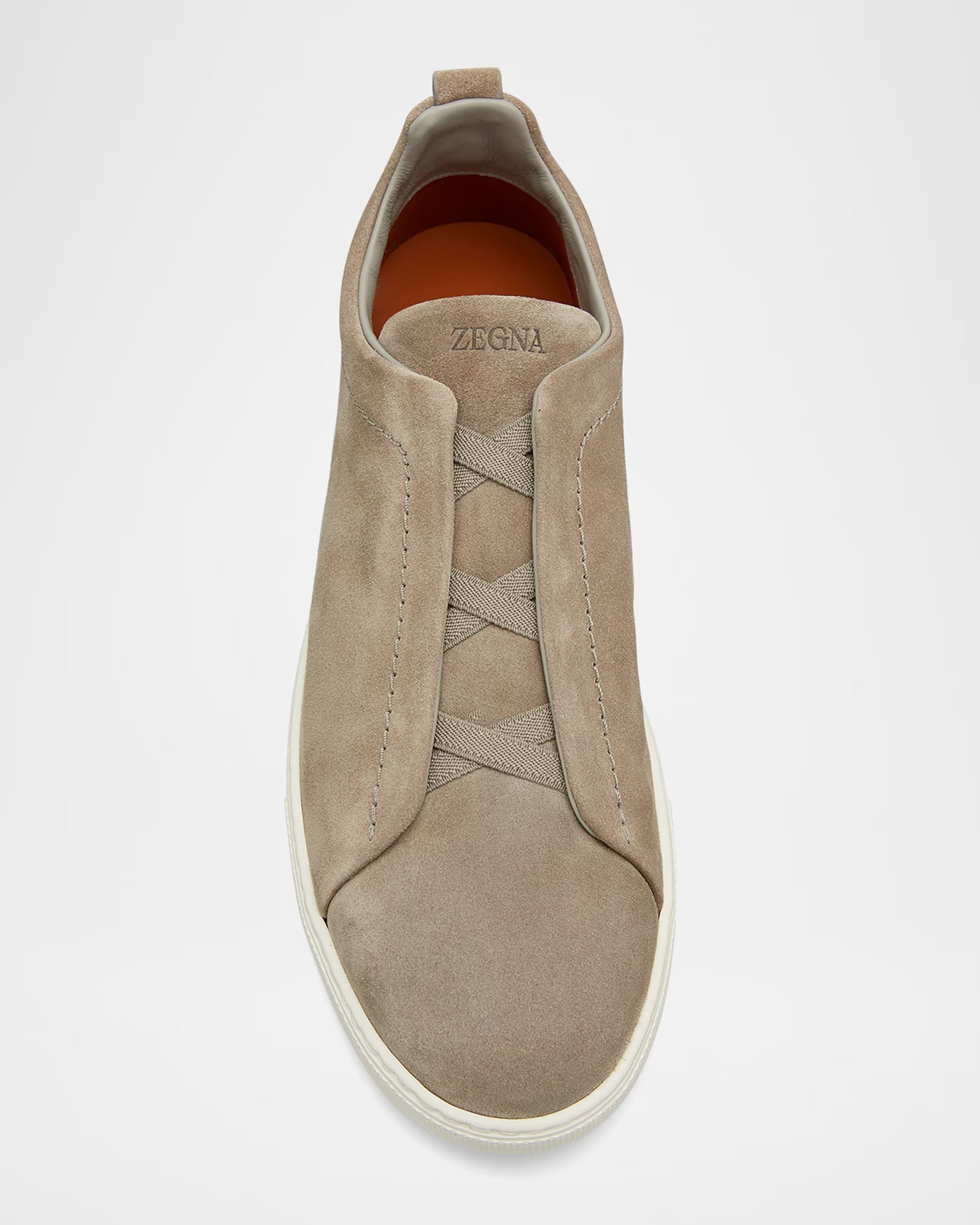 Suede Triple Stitch Slip-On Sneakers