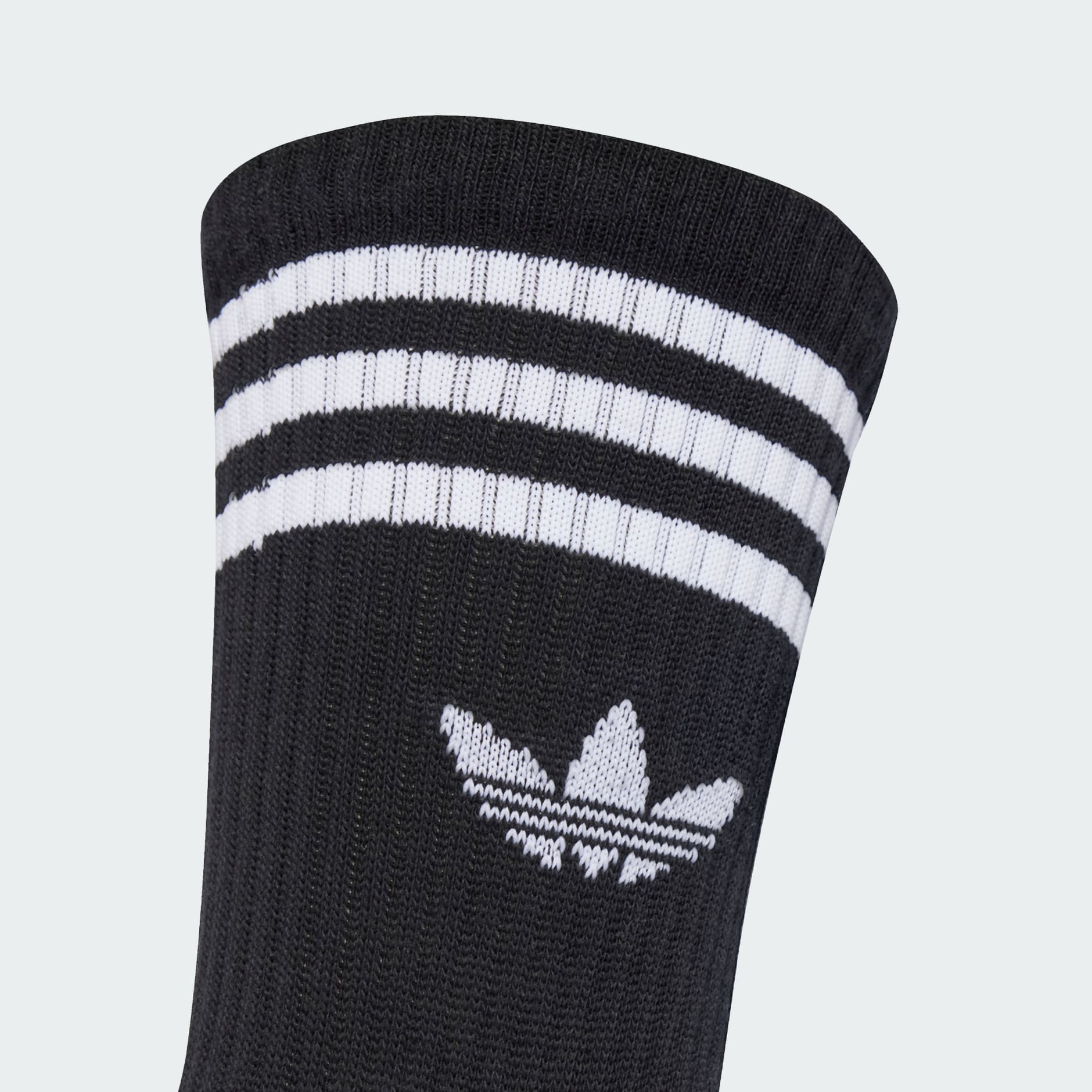 3-Stripe Mid-Calf Socks (3 pairs)