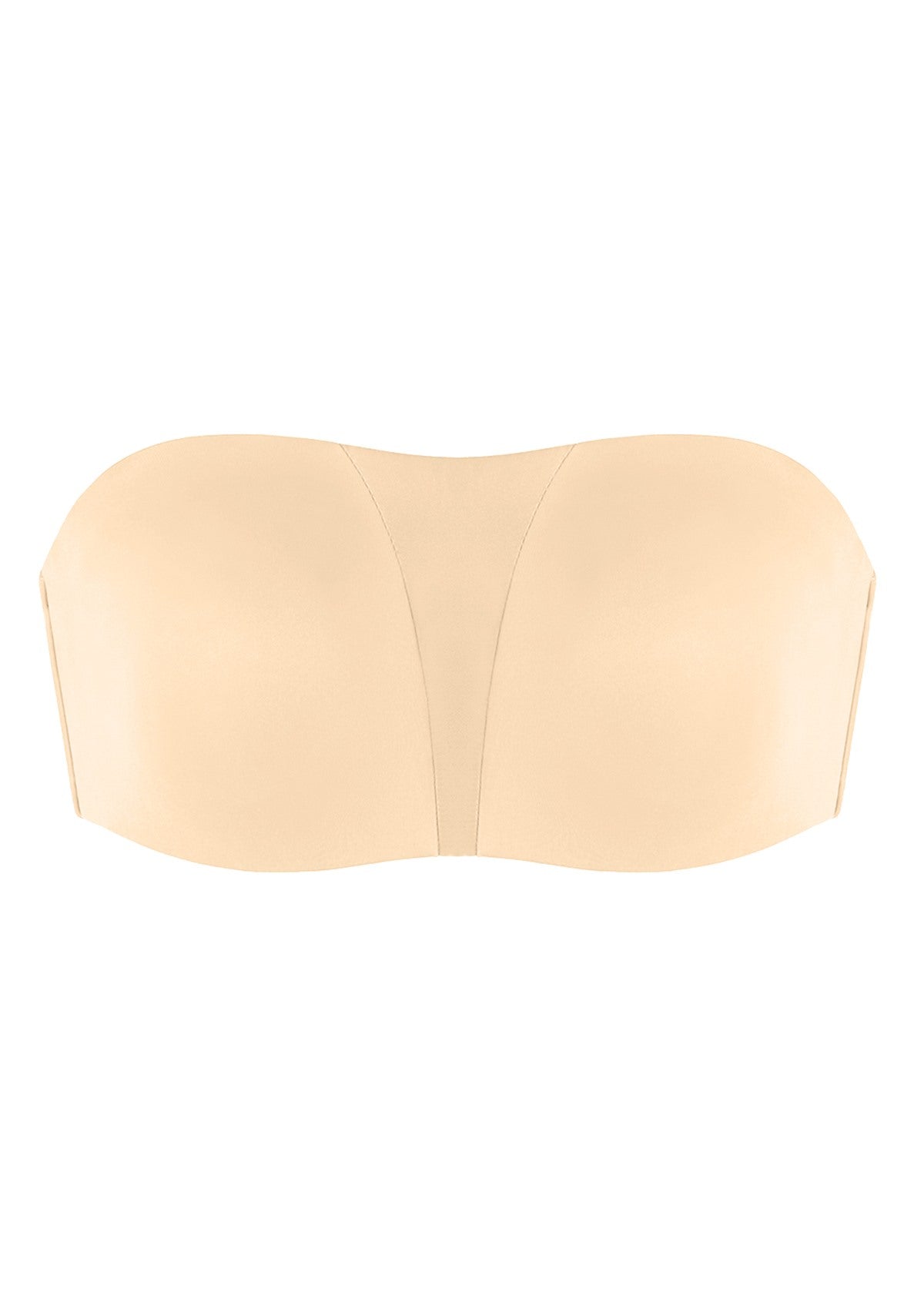 Fiery Unlined Seamless Comfort Underwire Plus Size Bandeau Strapless Coffee Bra