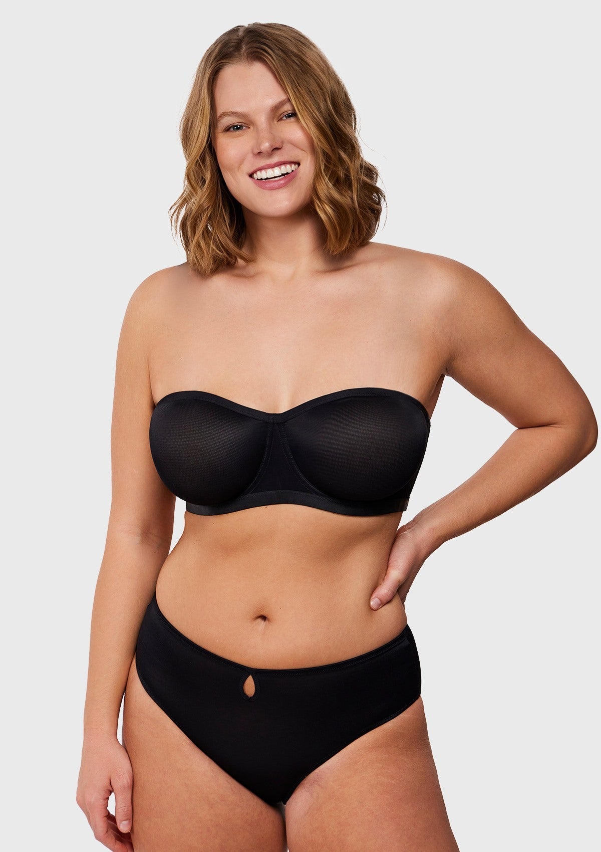 Leopard Unlined Strapless Minimizer Bra