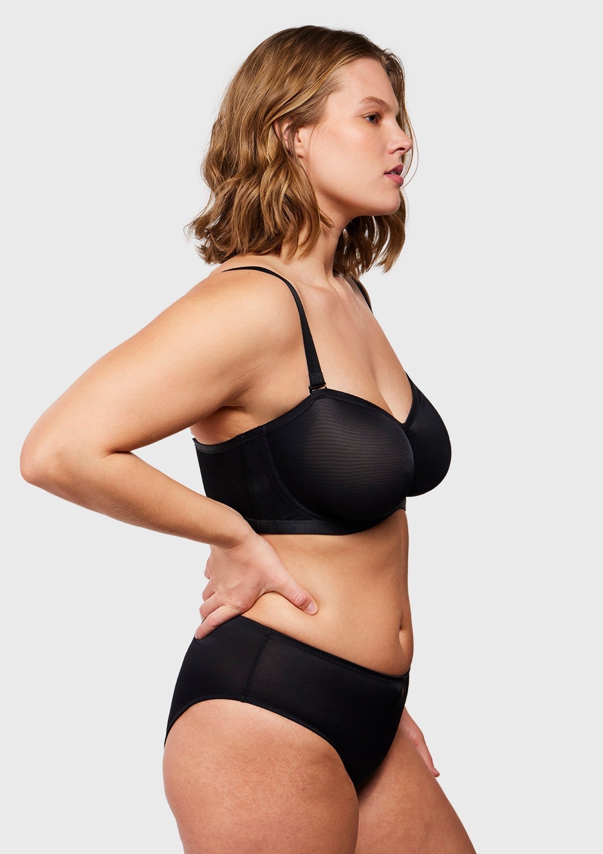 Leopard Unlined Strapless Minimizer Bra