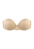 Blossom Mist Lace Trim Clear Back Strap Convertible Strapless Bra