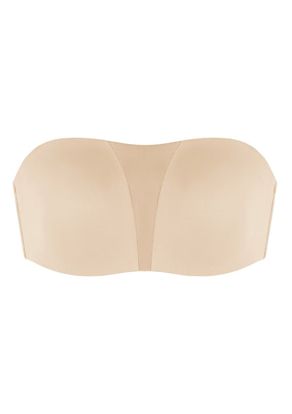 Fiery Unlined Seamless Comfort Underwire Plus Size Bandeau Strapless Bra