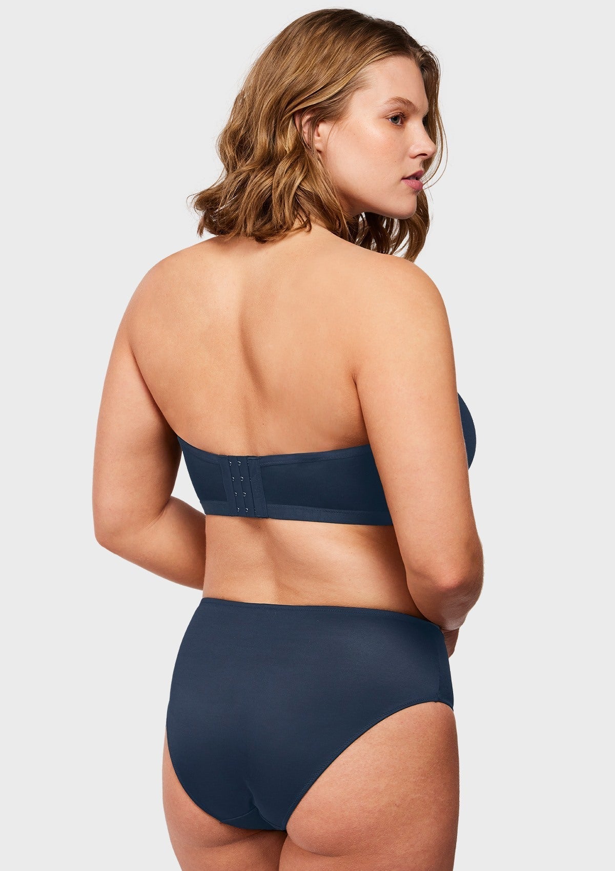 Bella Sheer Mesh Unlined Underwire Strapless Balconette Bra