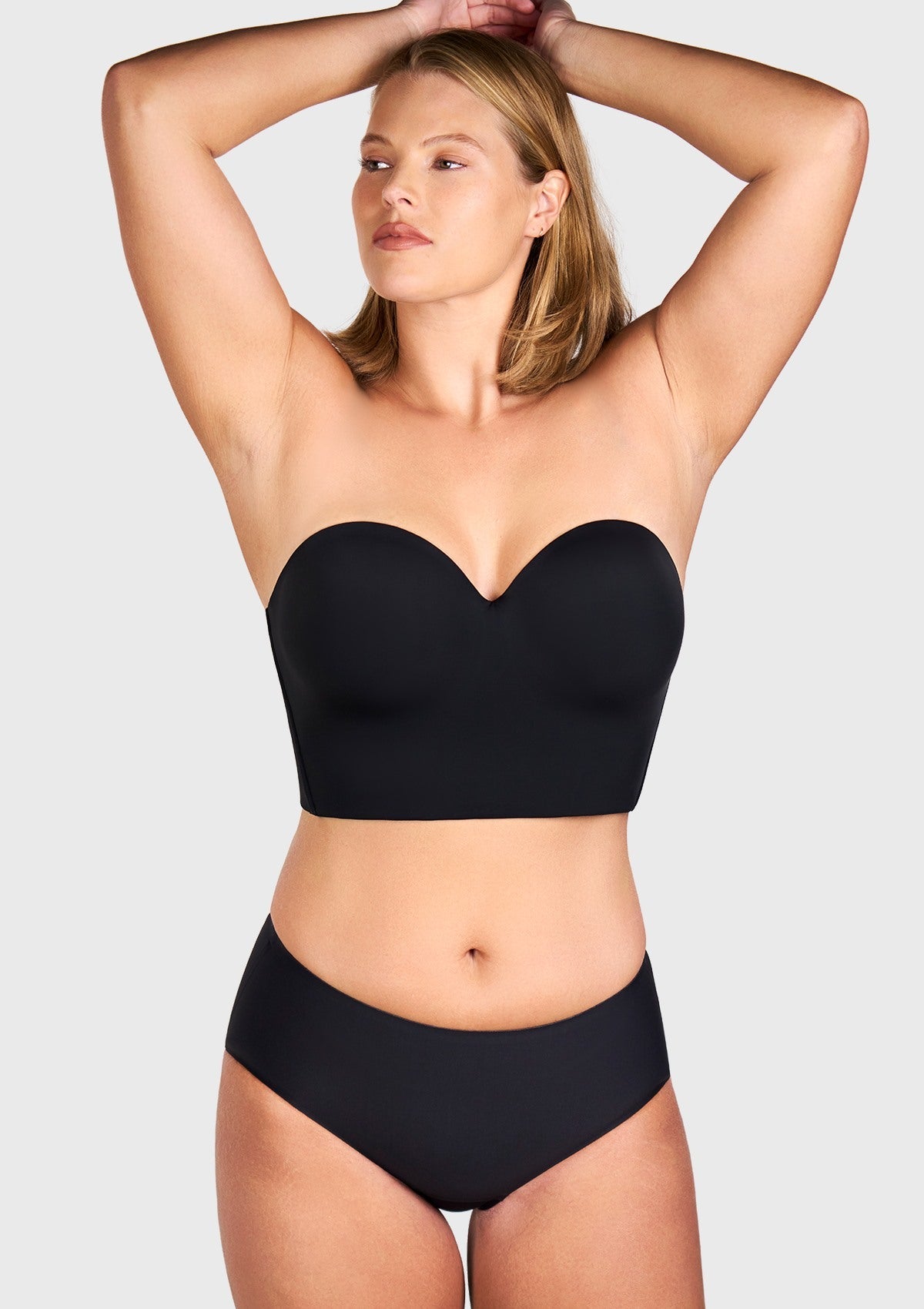 HSIA Longline Strapless Underwire Full Coverage Corset Bra