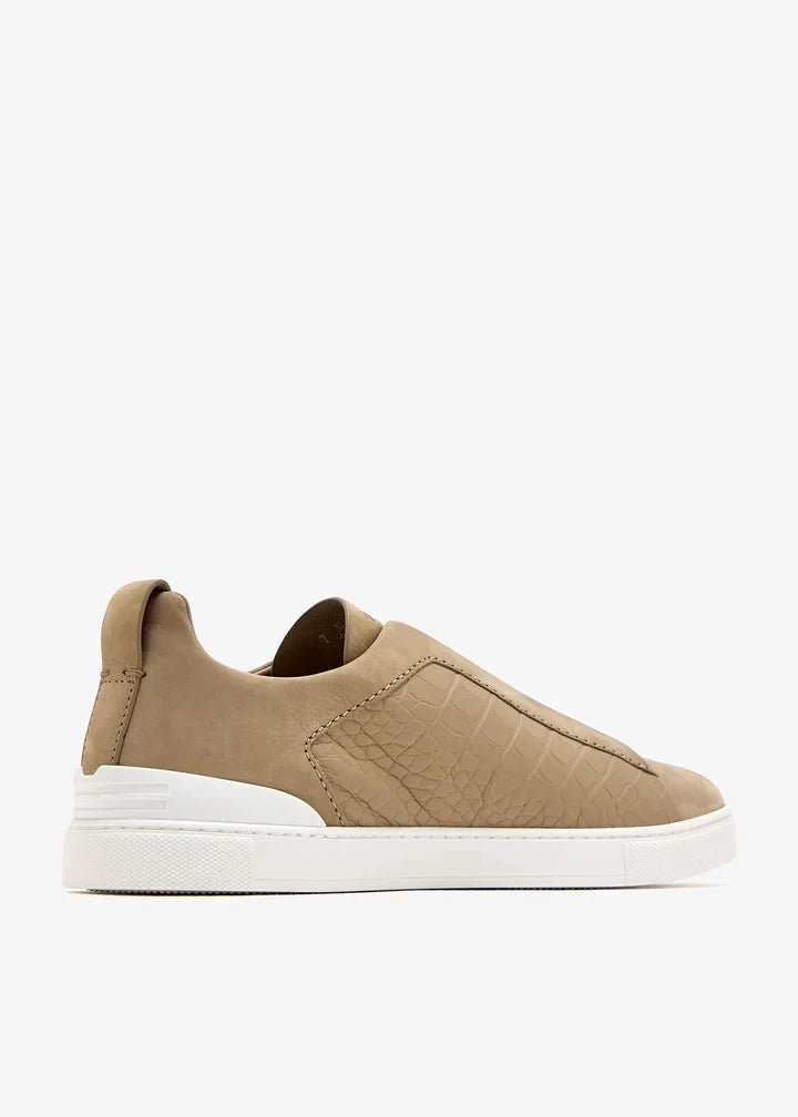 Croc Leather Triple Stitch SecondSkin
