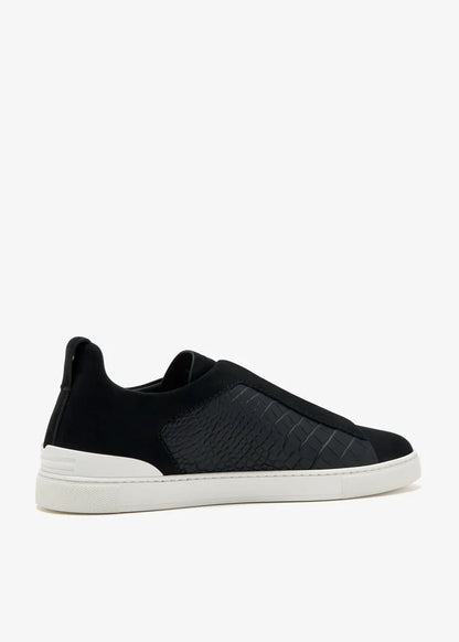 Croc Leather Triple Stitch SecondSkin