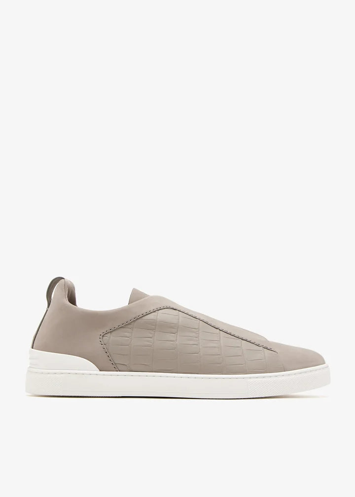 Croc Leather Triple Stitch SecondSkin