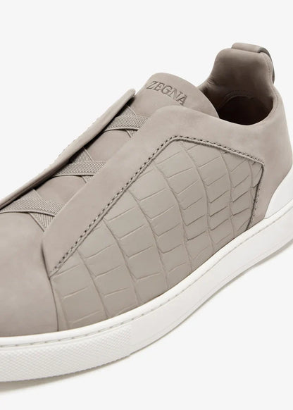 Croc Leather Triple Stitch SecondSkin