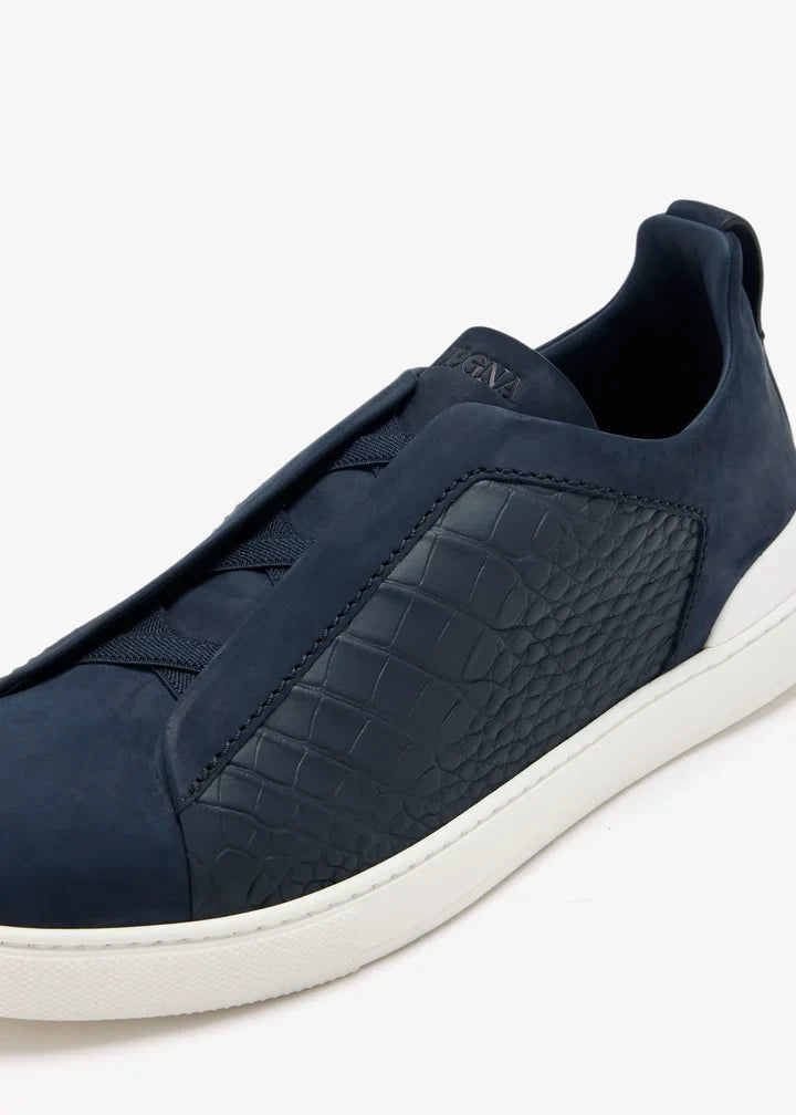 Croc Leather Triple Stitch SecondSkin