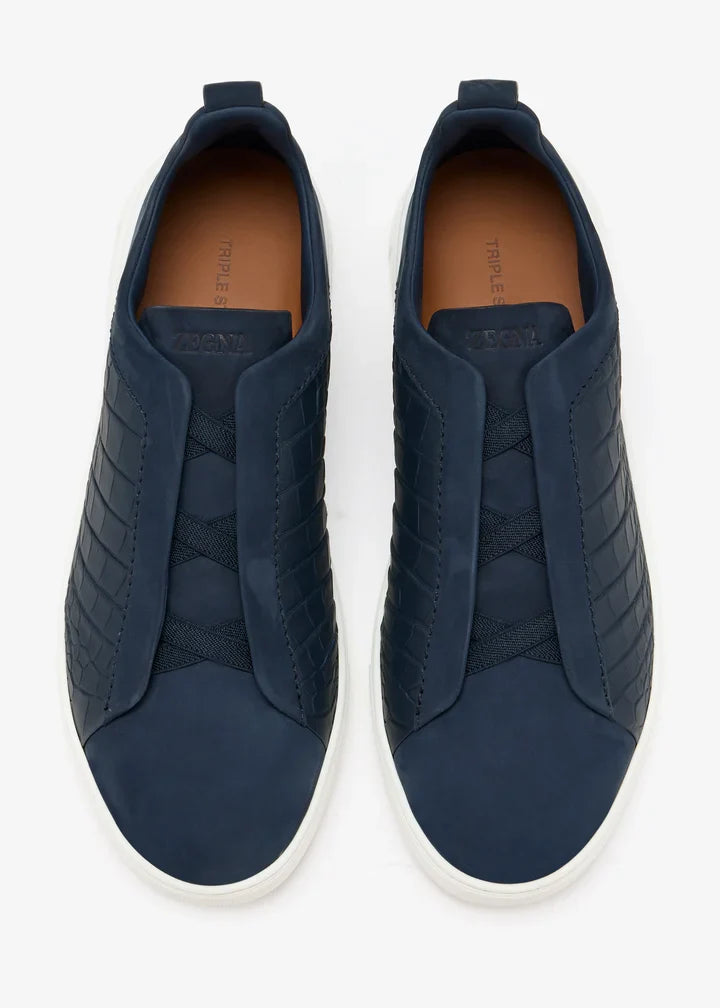 Croc Leather Triple Stitch SecondSkin