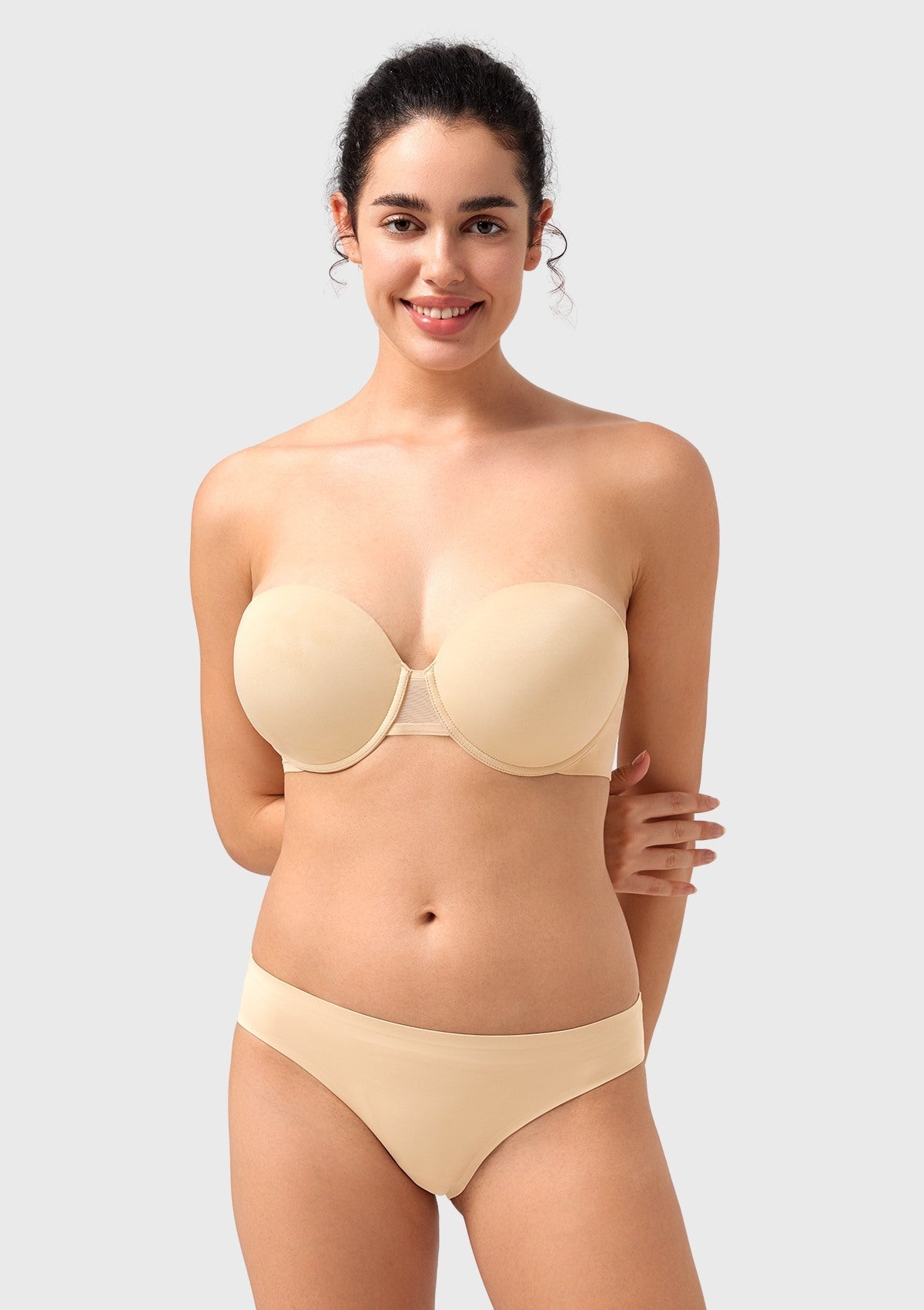 Seamless Multiway Push-Up Strapless Bra
